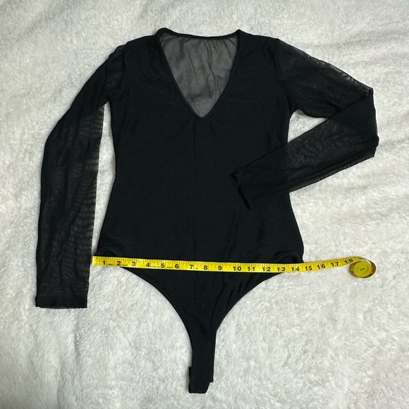 Klassy Network Mesh Back Bramisuit, Black XL - Picture 6 of 7